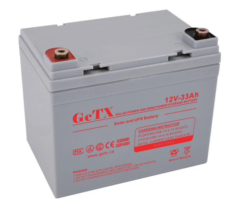 GeTX Rechargeable battery 12V 33Ah Lead Acid GX12-33