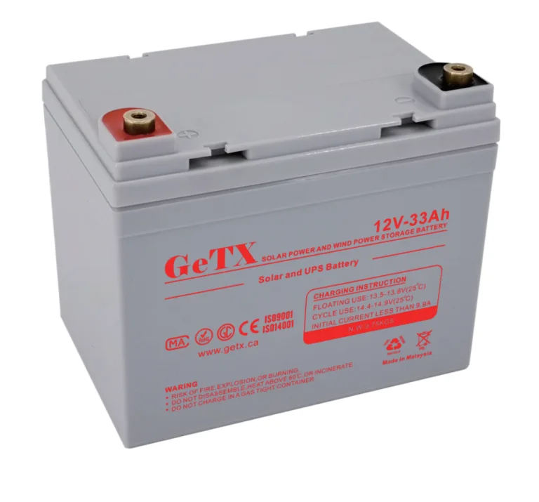GeTX Rechargeable battery 12V 33Ah Lead Acid GX12-33