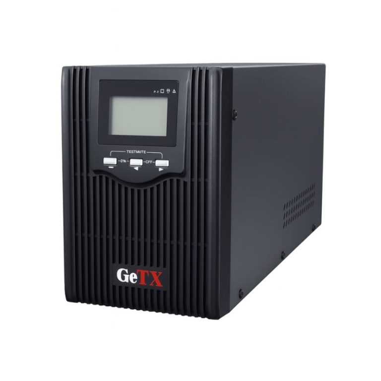 GETX 2000VA 1200W Online UPS With 6 Batteries (12V-9AH)