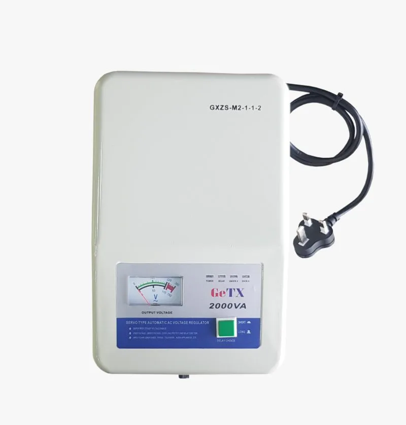 GeTX Stabilizer Servo motor Type Meter Display 3Phases