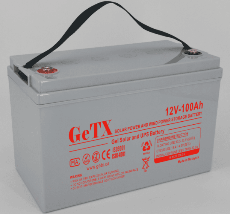 GeTX GEL Deep Cycle VRLA 12V 100Ah Battery Perfect for Solar system