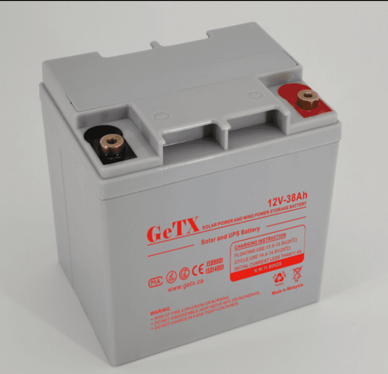 GeTX Rechargeable battery 12V 38Ah Lead Acid GX12-38