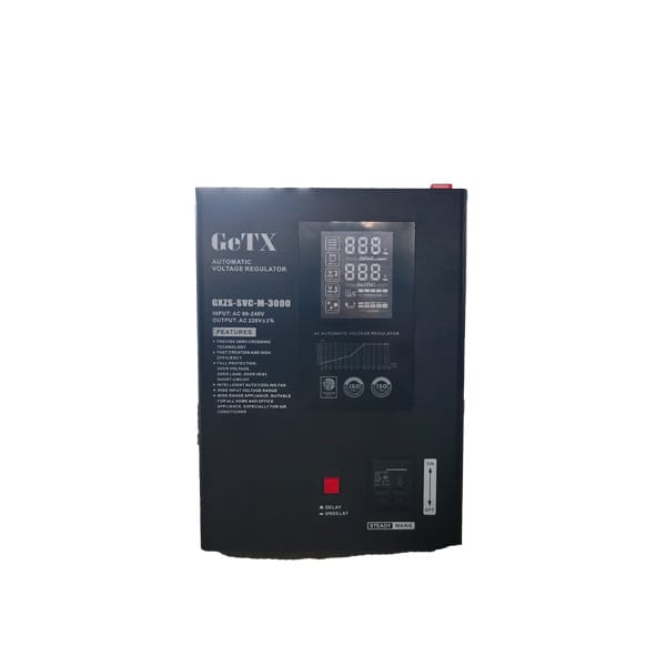 GeTX Stabilizer Servo Motor 3000VA LED Display 1Phases