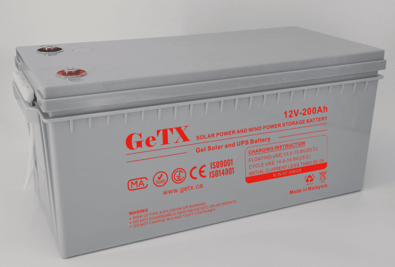 GeTX GEL Deep Cycle VRLA 12V 200Ah Battery
