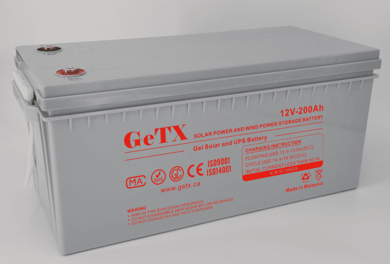 GeTX GEL Deep Cycle VRLA 12V 200Ah Battery