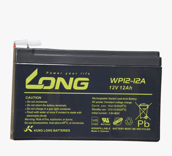 Long 12V 12Ah Rechargeable UPS Battery