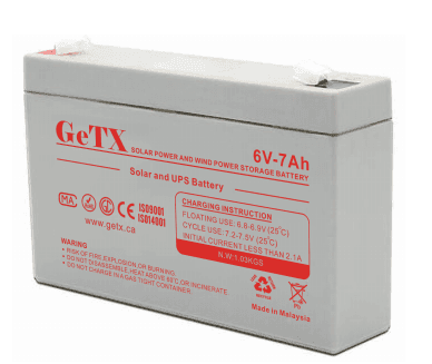 UPS Battery 6V 7AH GeTX . GX7-6