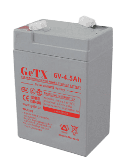 UPS Battery 6V 4.5AH GeTX . GX4.5-6