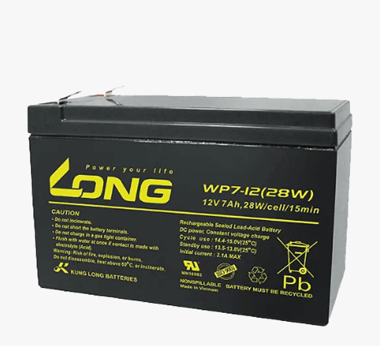 Long 12V 7Ah Rechargeable Battery