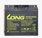 Long 12V 18Ah Rechargeable Sealed Valve Regulated Lead Acid Battery WP18-12SHR