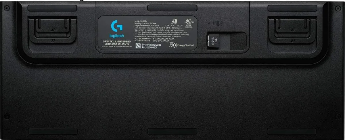 Logitech G915 Wireless RGB Mechanical Gaming Keyboard Tactile switches