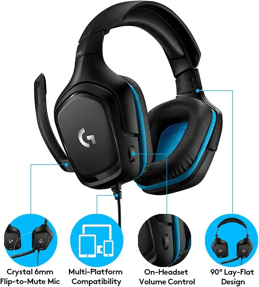 Logitech G432 Wired Gaming Headset