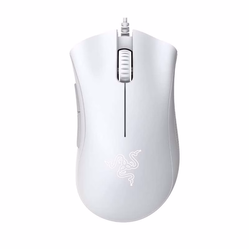 Razer DeathAdder Essential Gaming Mouse - 6400 DPI Optical Sensor - 5 Programmable Buttons - Mechanical Switches - Rubber Side Grips - White iraq