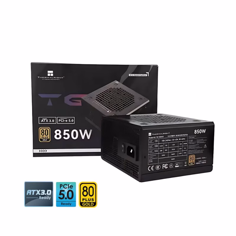 Thermalright TR-TG850S 850W 80+ Gold Non-Modular Power Supply - Black