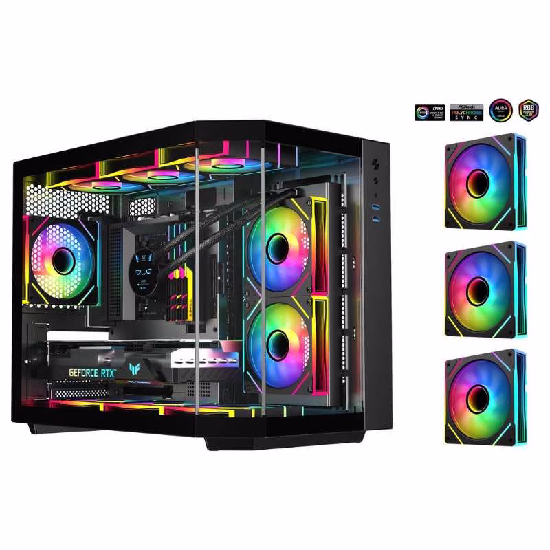 SAMA Neview 2771M MATX Gaming Case - ARGB Fan