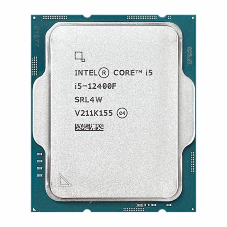 Intel Core i5-12400F Desktop Processor - 6-Core, 2.5GHz, LGA 1700, 65W, Tray