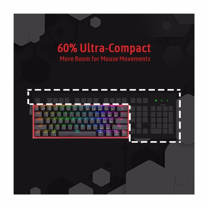 Redragon FIZZ K617 Red Switches