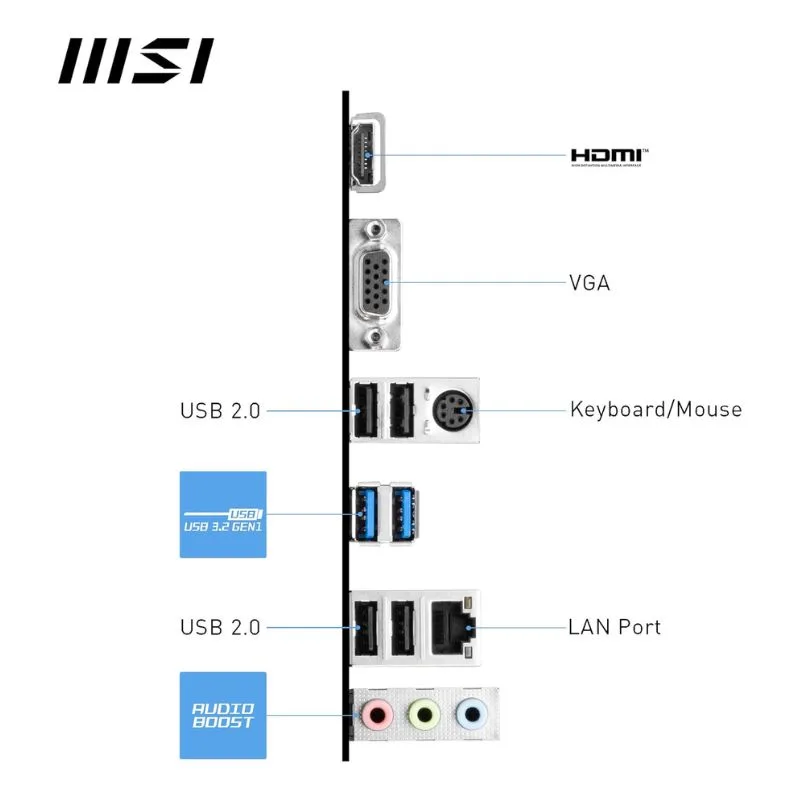 MSI B760M-E DDR4 Motherboard