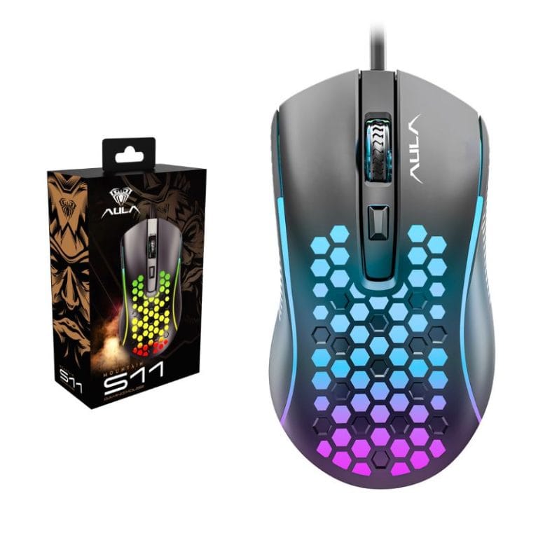 AULA S11 4-Keys Rainbow RGB Gaming Mouse IRAQ Price