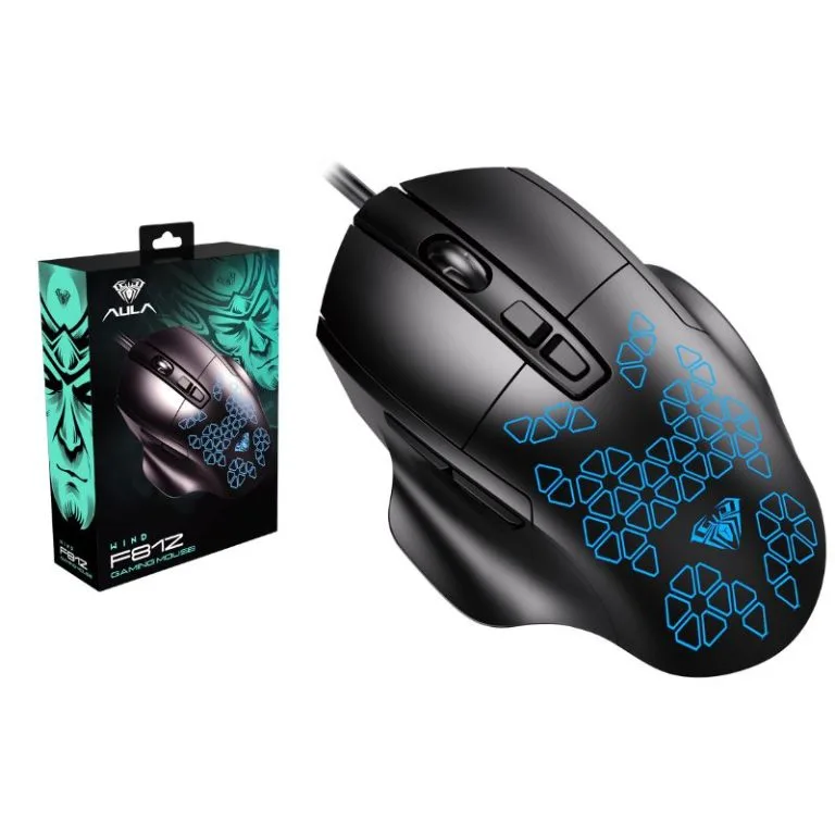 AULA F812 Wired RGB Gaming Mouse with Macro Functions IRAQ