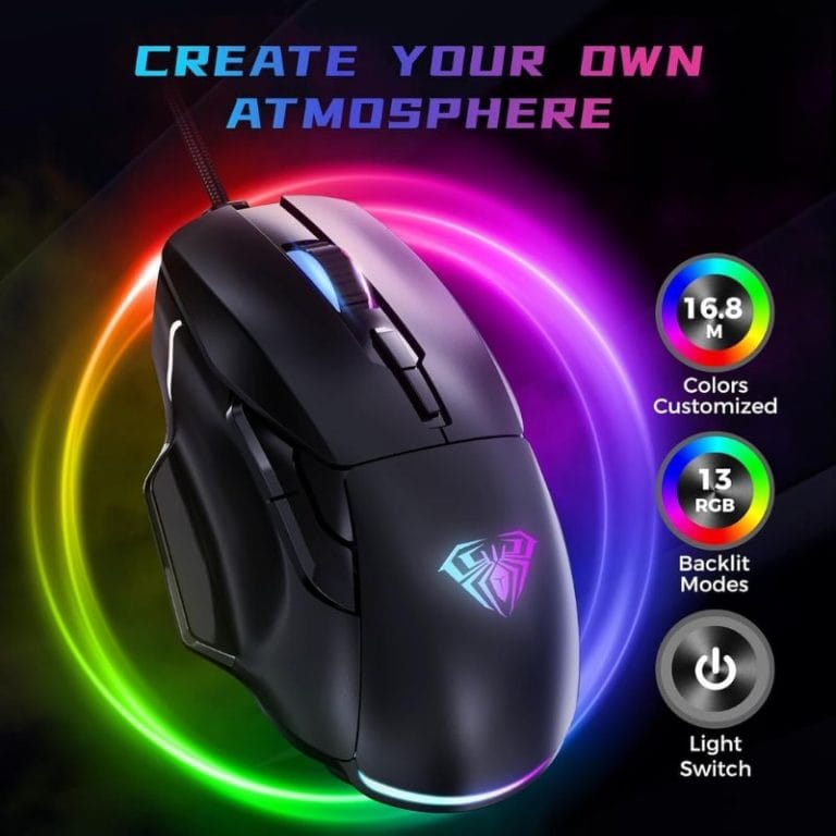 AULA F815 RGB Gaming Mouse