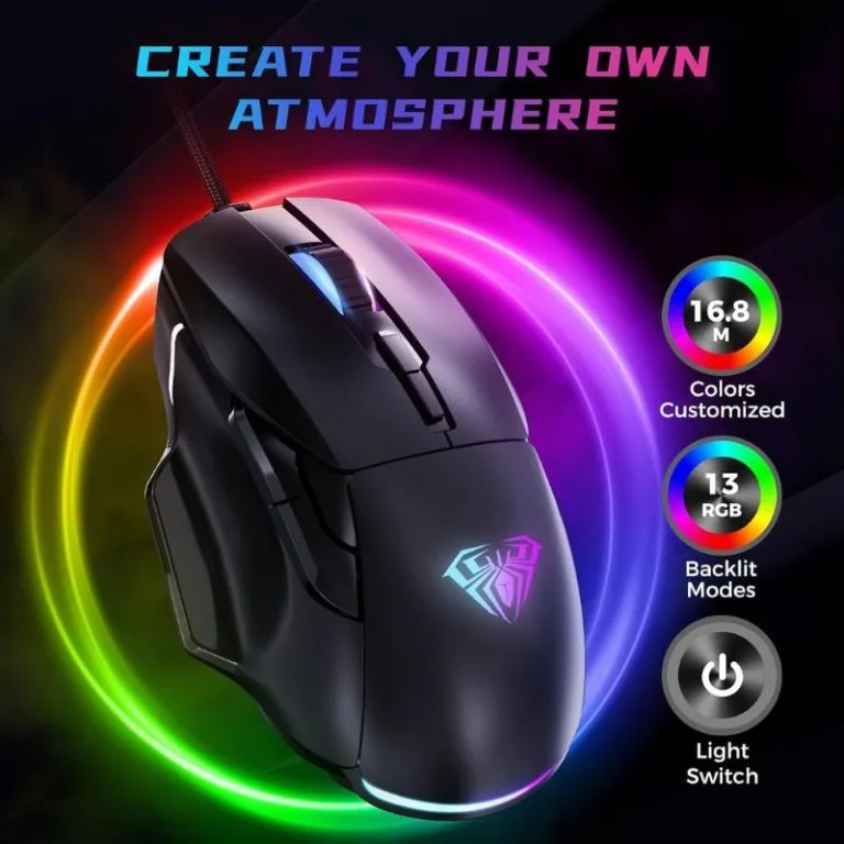AULA F815 RGB Gaming Mouse