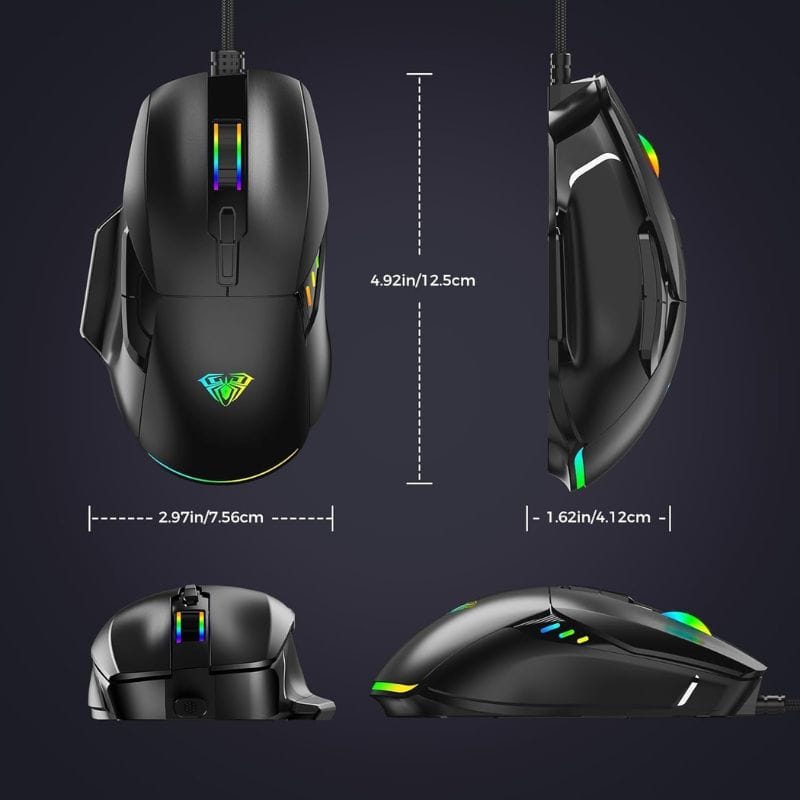 AULA F815 RGB Gaming Mouse