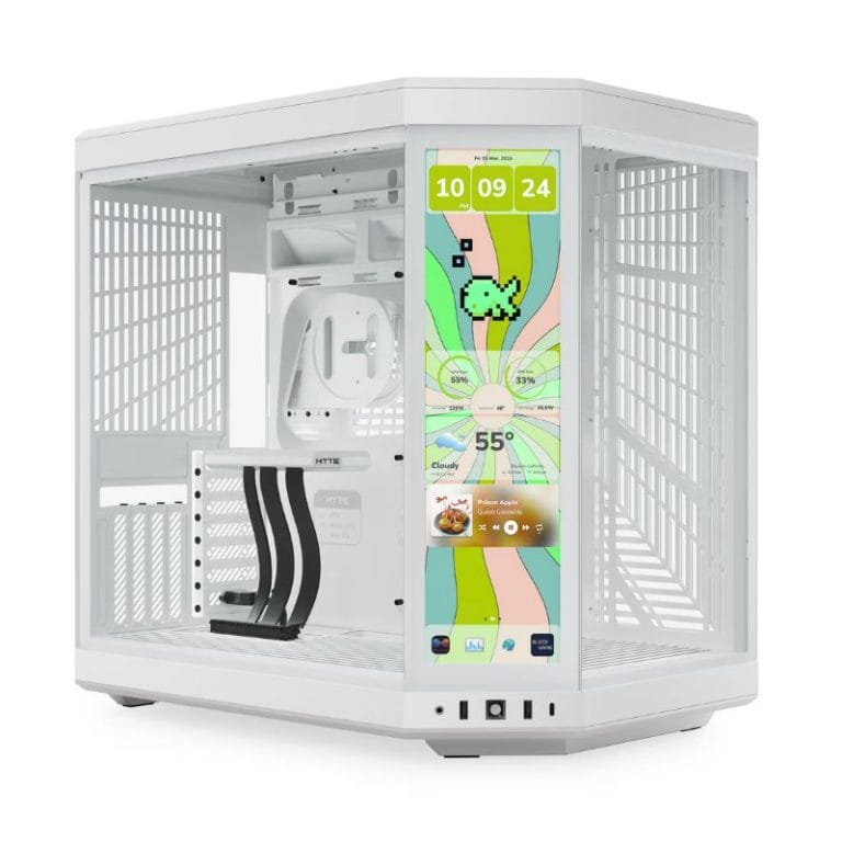 HYTE Y70 Touch Mid-Tower ATX Case Snow White