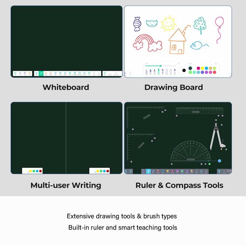 Luminex 4K UHD & AI Built-in Camera Smart Interactive Whiteboard iraq