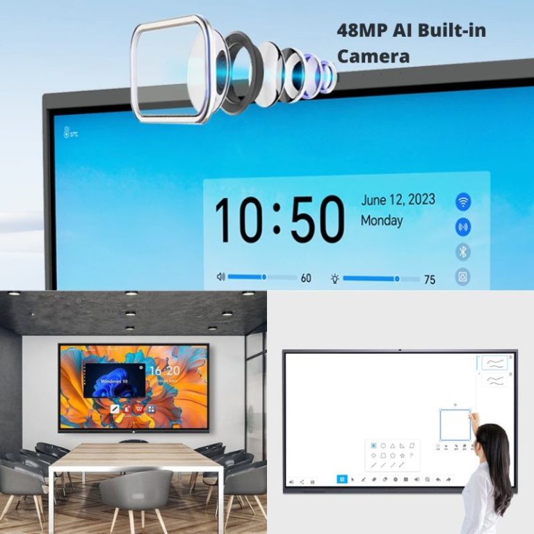 Luminex 4K UHD & AI Built-in Camera Smart Interactive Whiteboard iraq