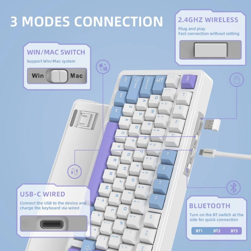 Attack Shark X85 wireless keyboard
