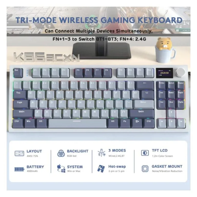 ATTACK SHARK K86 wireless keyboard