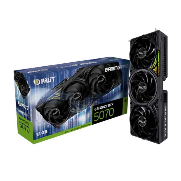 Palit GeForce RTX 5070 GamingPro 12GB GDDR7 Graphics Card - Black