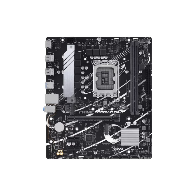 ASUS PRIME B760M-R D4 Intel Micro-ATX Mainboard - 3-Years Warranty iraq