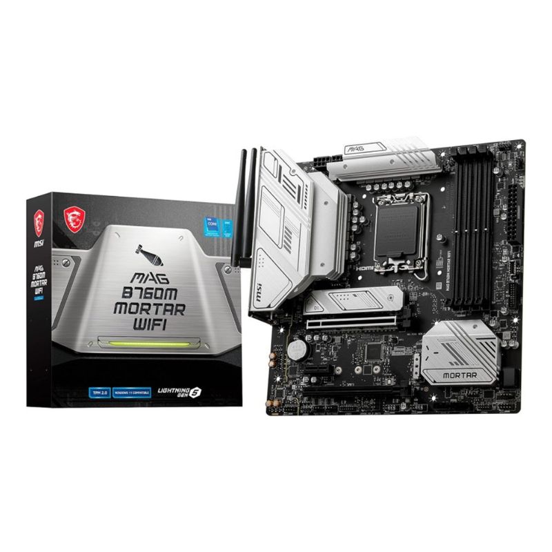 MSI MAG B760M Mortar WiFi II LGA1700 MATX Motherboard iraq