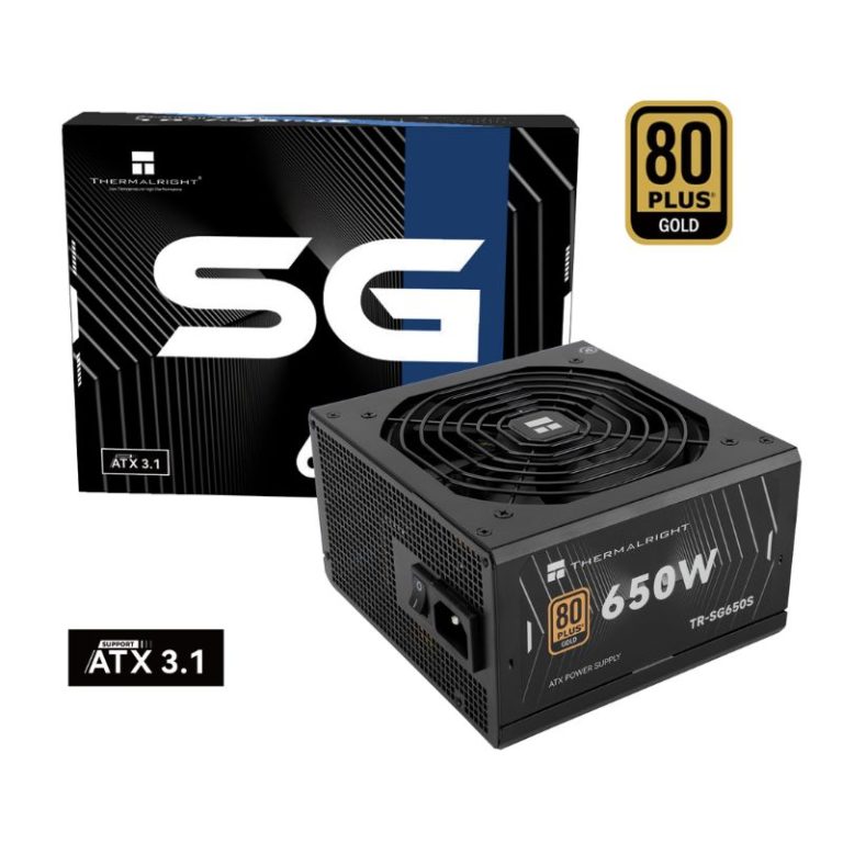 Thermalright SG-650S 650W 80+ Gold Non-Modular Power Supply - Black