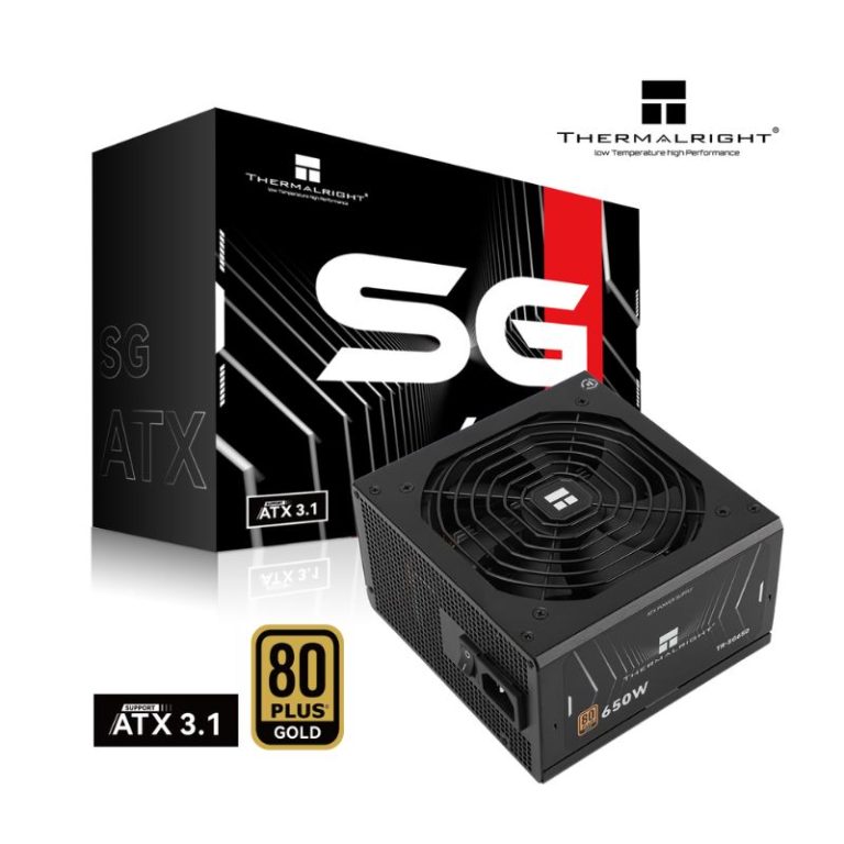 Thermalright SG‑650 650W 80+ Gold Modular Power Supply - Black