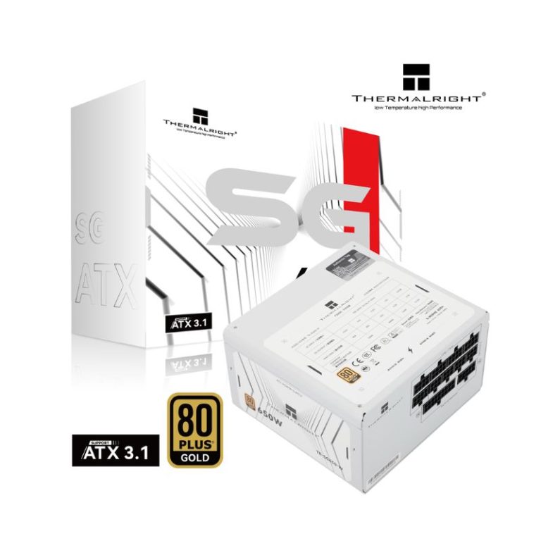 Thermalright SG‑650-W 650W 80+ Gold modular Power Supply - White