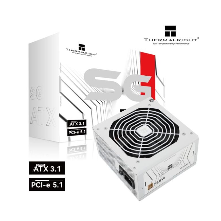 Thermalright SG-750-W 750W 80+ Gold Non-Modular Power Supply – White