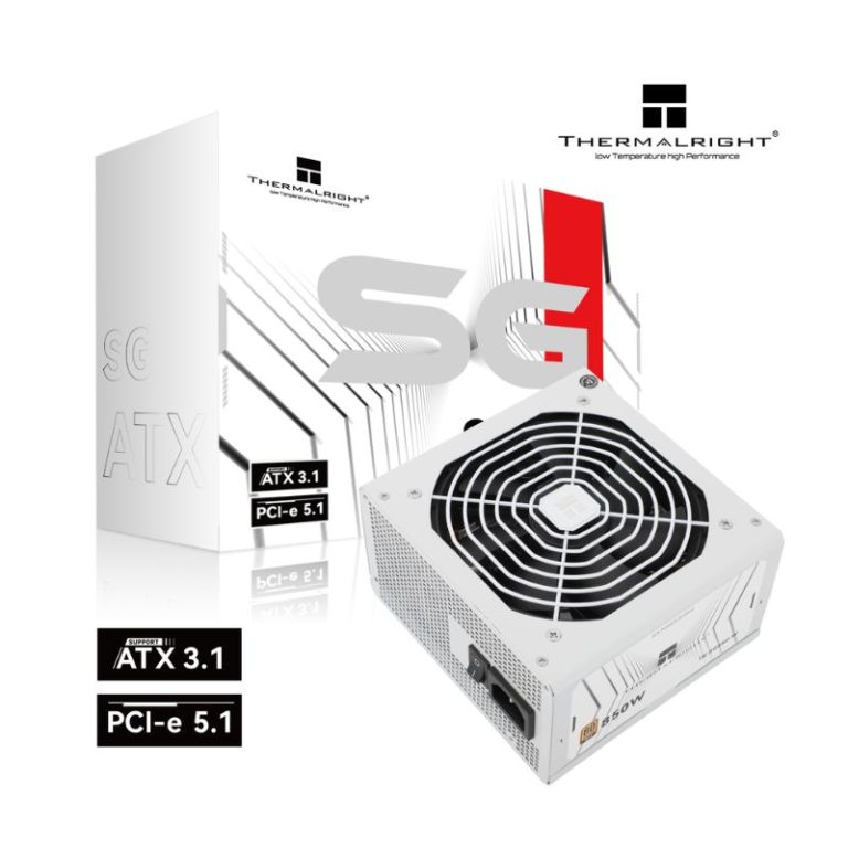 Thermalright TR-SG-850-W 850W 80+ Gold Modular Power Supply - White