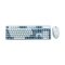 Aula F3061 Membrane Gaming Keyboard & Mouse Combo - Grey White