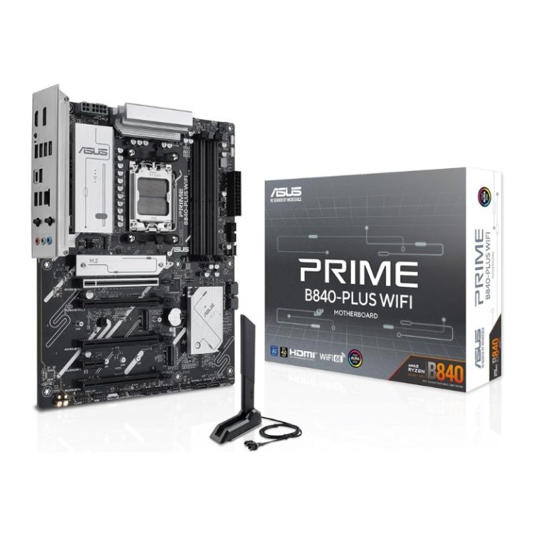 ASUS PRIME B840-PLUS WIFI AMD AM5 Motherboard - Black
