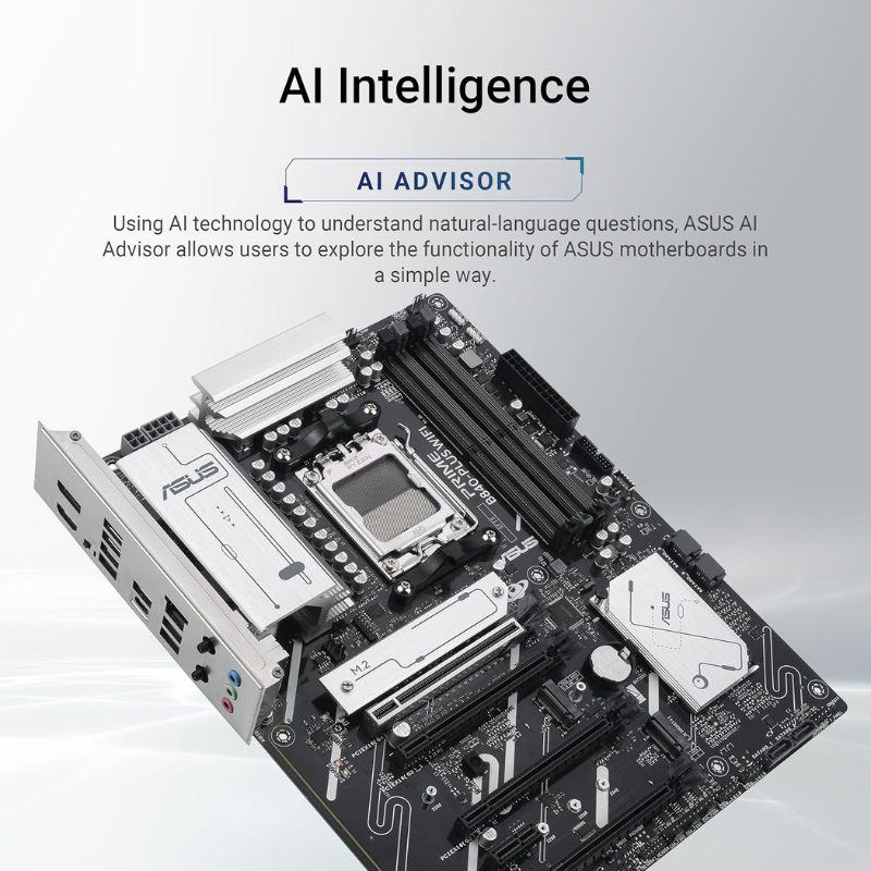 ASUS PRIME B840-PLUS WIFI AMD AM5 Motherboard - Black
