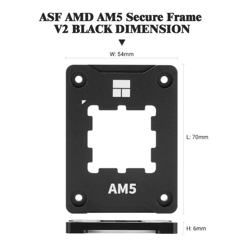 Thermalright AM5 CPU Cooler Secure Frame - Black