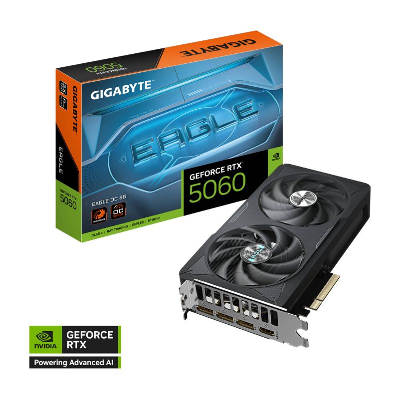 Gigabyte GeForce RTX 5060 EAGLE OC 8GB GDDR7 Graphics Card