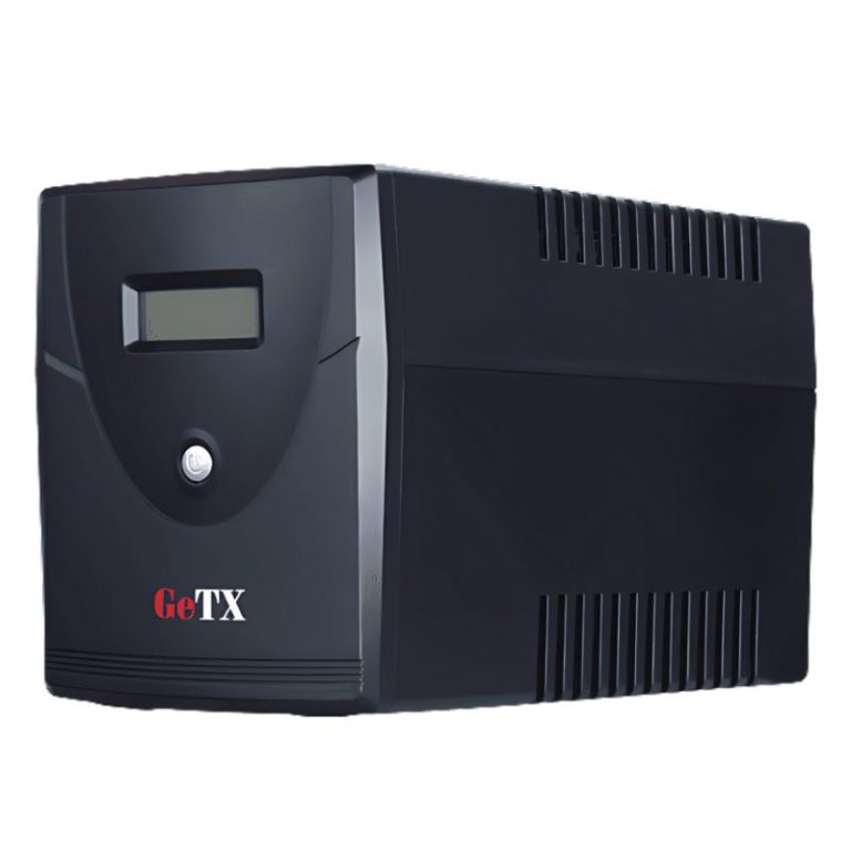 Line-Interactive UPS 2000VA LCD 2*12V/9Ah Output Univesal Input UK Plug. GeTX 000 GXK-2000-C