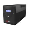 Line-Interactive UPS 2000VA LCD 2*12V/9Ah Output Univesal Input UK Plug. GeTX 000 GXK-2000-C
