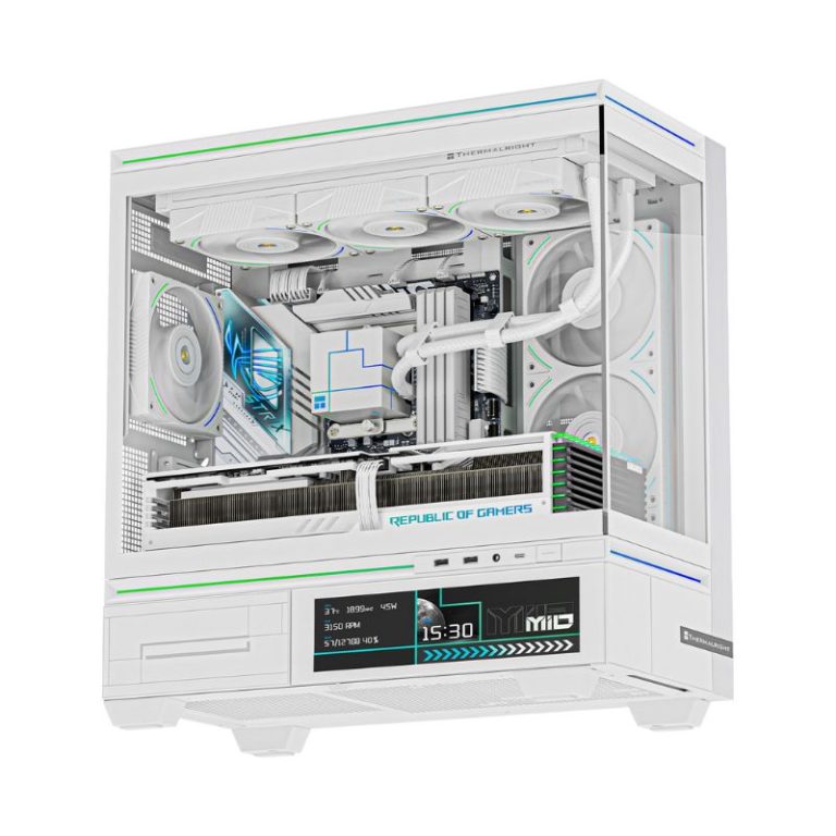 Thermalright TL-M10 Vision MATX PC Case (Without Fans) - White