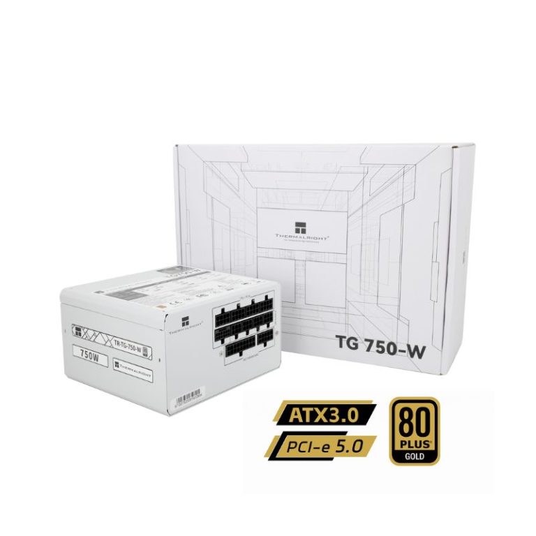 Thermalright TR-TG750S-W 750W 80+ Gold Non-Modular Power Supply - White