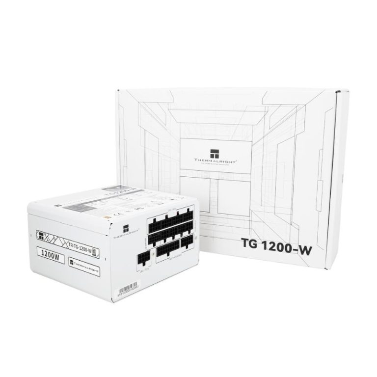 Thermalright TR-TG1200-W 1200W Gold 80+ Full Moduler Power Supply - White